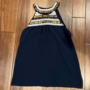 The limited navy halter blouse size m - nwot